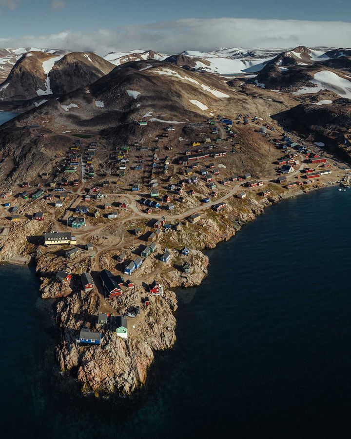Ittoqqortoormiit seen from the air