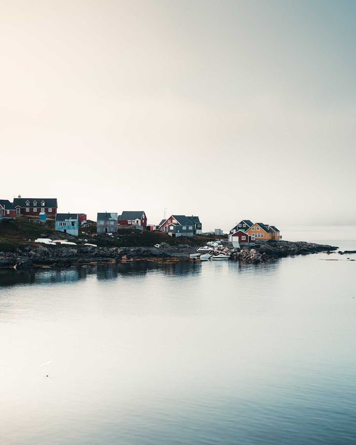 Where the town is the only thing separating the sky from the sea