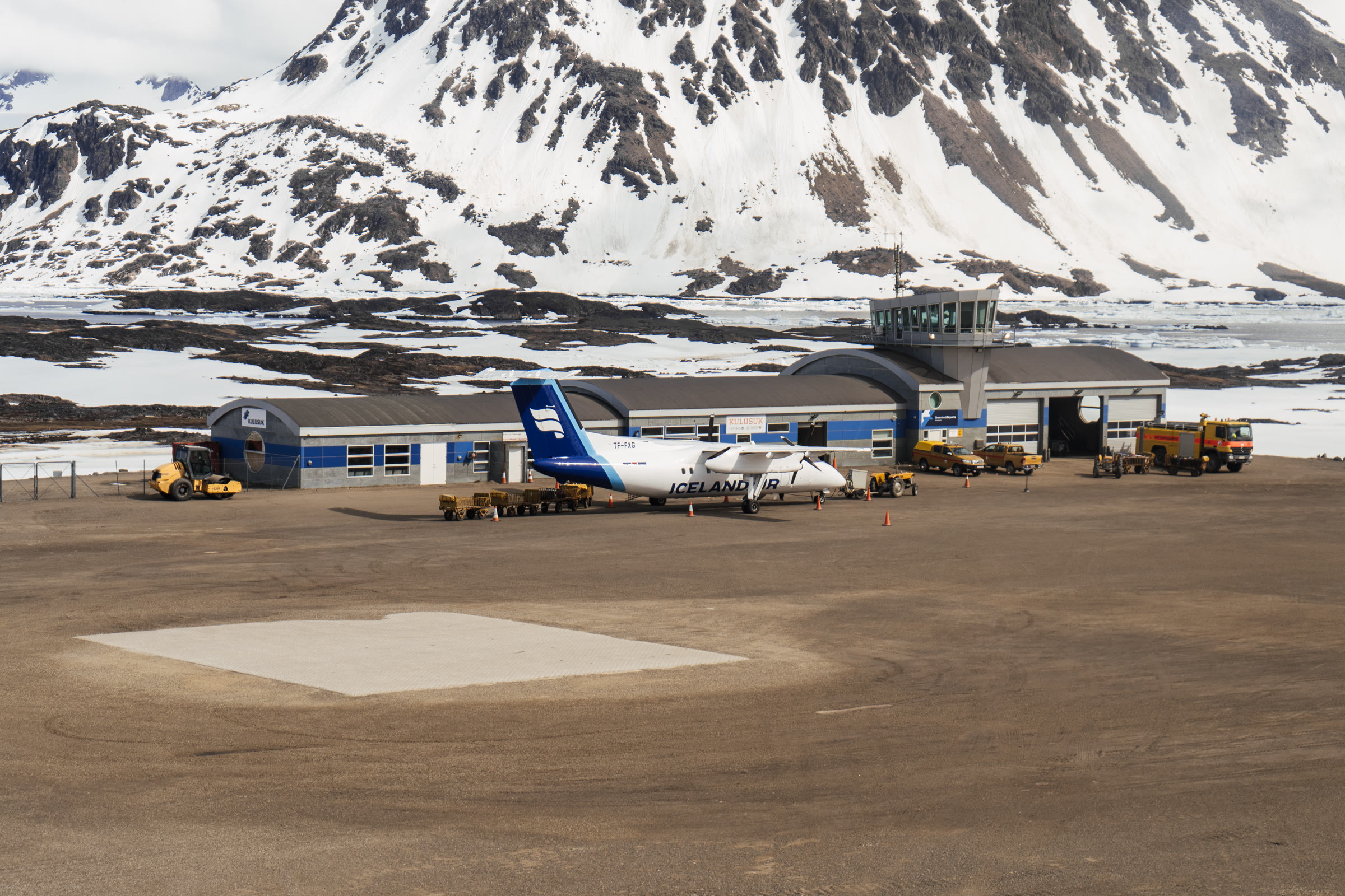 Arrival at Kulusuk airport